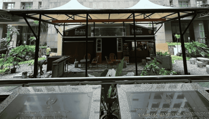 2. cafe difabis kantor walikota jakarta selatan