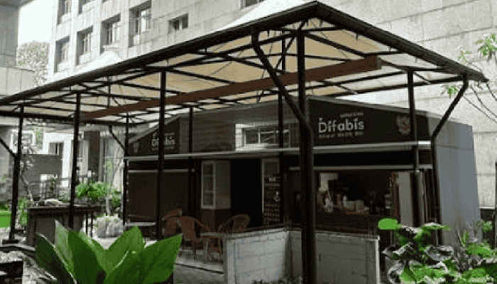 3. cafe difabis kantor walikota jakarta selatan